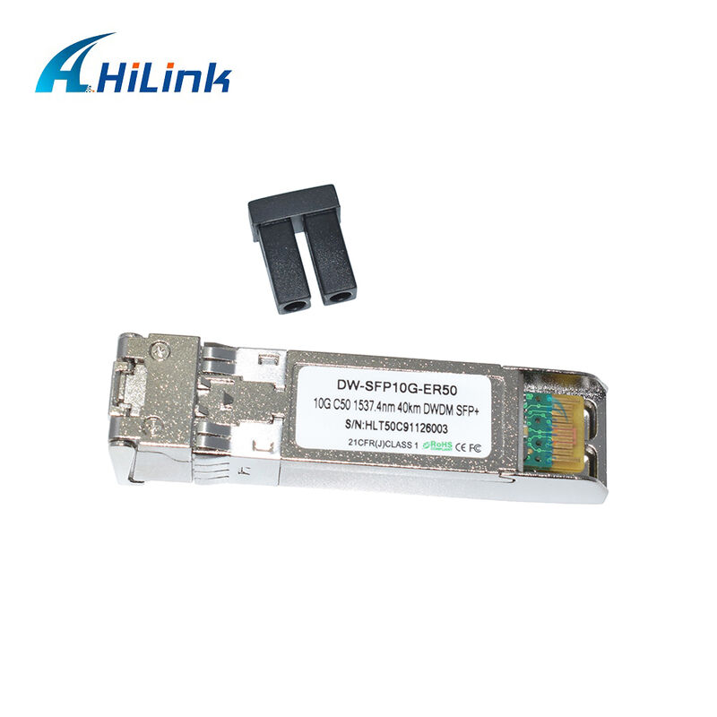Moduł optyczny Hilink 10Gb SFP+ DWDM SFP 100GHZ CH17~61 Opcjonalnie 40km Duplex LC Komercyjny Przemysłowy