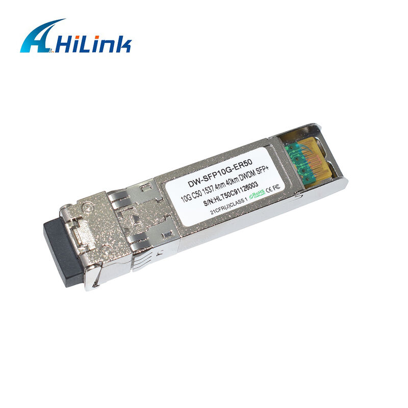 Moduł optyczny Hilink 10Gb SFP+ DWDM SFP 100GHZ CH17~61 Opcjonalnie 40km Duplex LC Komercyjny Przemysłowy