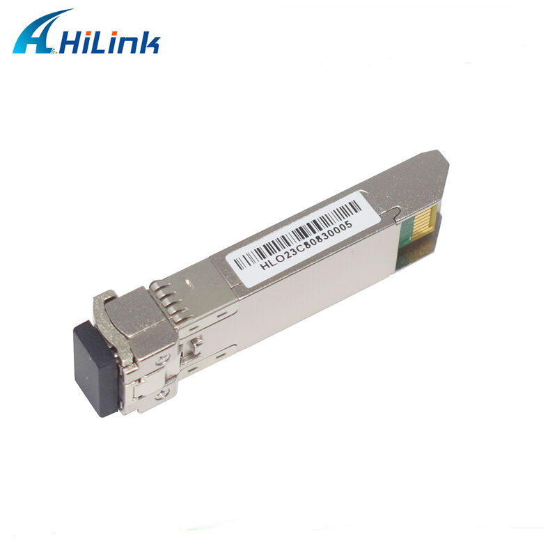Hilink 10Gb SFP+ DWDM SFP 100GHz CH17~61 Opcjonalny 80km Moduł optyczny nadajnika dupleks LC Komercyjny Przemysłowy