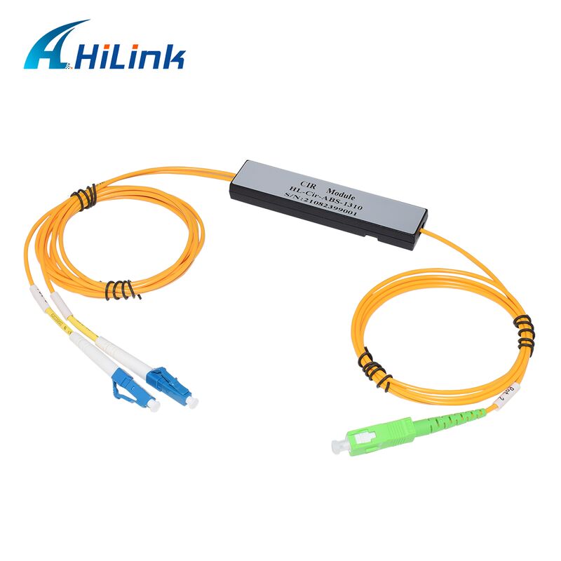 HL-Cir-1310 3-portów Circulator Port1&Port3-LC/UPC Port2-SC/APC 1310nm/1550nm/1610nm ABS Box dla centrum danych