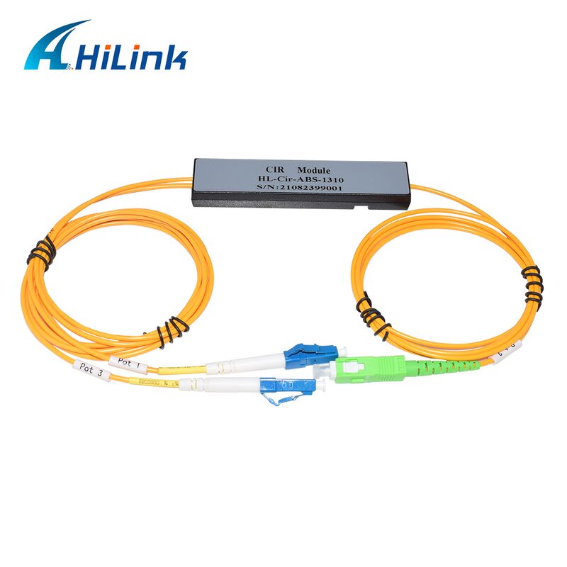 HL-Cir-1310 3-portów Circulator Port1&Port3-LC/UPC Port2-SC/APC 1310nm/1550nm/1610nm ABS Box dla centrum danych