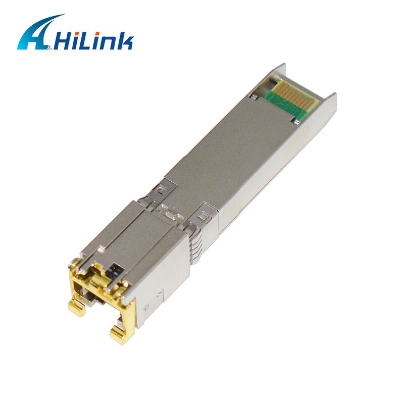 Moduł miedziany Hilink 10GBASE-T SFP+ o przepustowości 10G z zasięgiem 30M/80M i zgodnością z RoHS