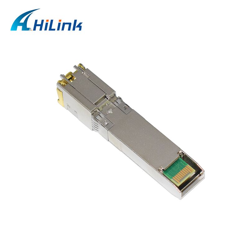 Moduł miedziany Hilink 10GBASE-T SFP+ o przepustowości 10G z zasięgiem 30M/80M i zgodnością z RoHS