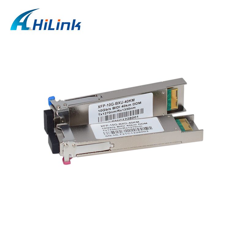 10Gb/s XFP Bi-Directional Transceiver 40km Reach TX1270/1330nm RX1330/1270nm RoHS Compliant
