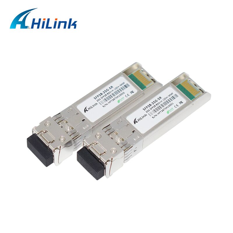HL-SFP28-25G-SR 25G SFP28 SR Podwójny moduł transceiver LC z szybkością transmisji danych 25 Gb/s, zasięgiem 100 m i długością fali 850 nm