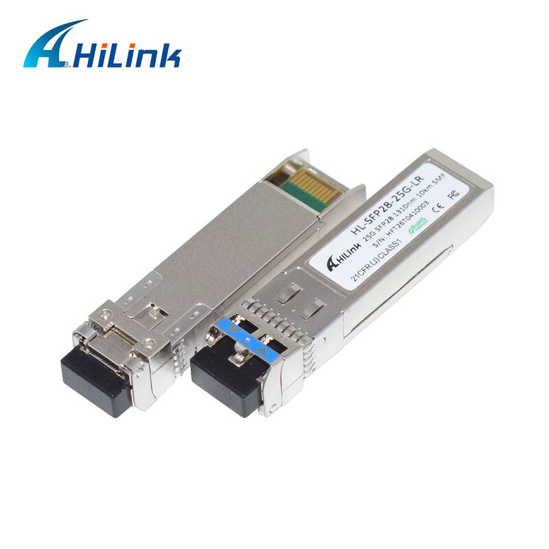 HL-SFP28-LR-10KM 25G SFP28 nadajnik z odległością transmisji 10 km, szybkością transmisji danych 25,78 Gbps i niskim zużyciem energii < 1,2 W