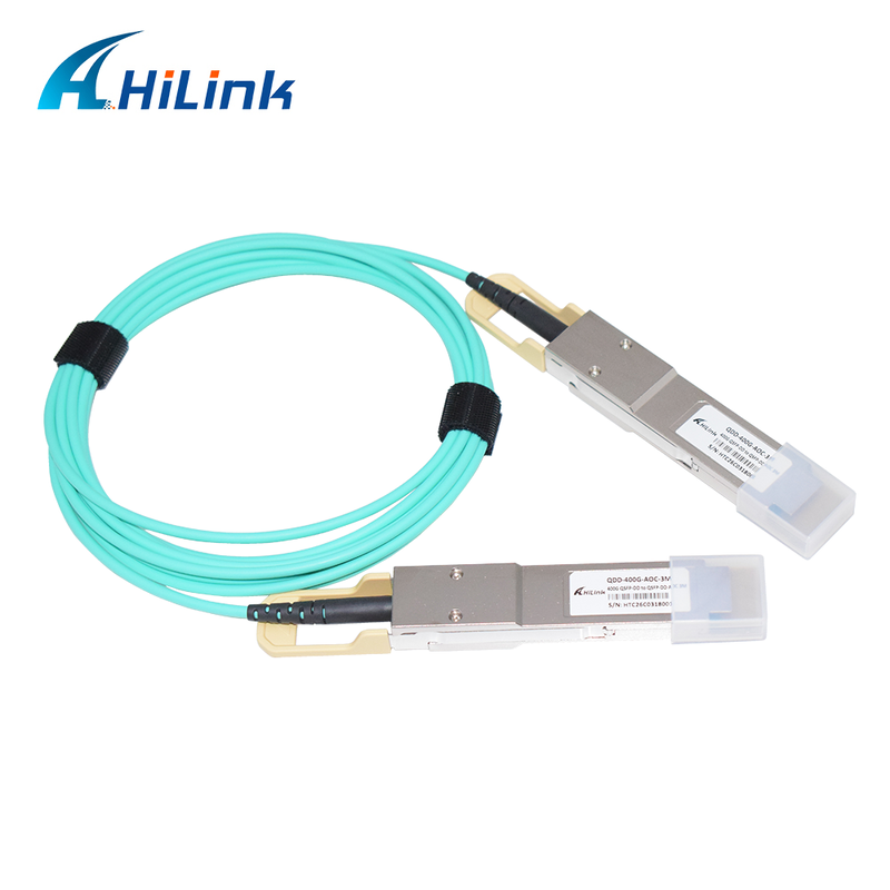 Kabel Hilink 400G QSFP56-DD AOC 3M zgodny z RoHS do szybkiej transmisji danych