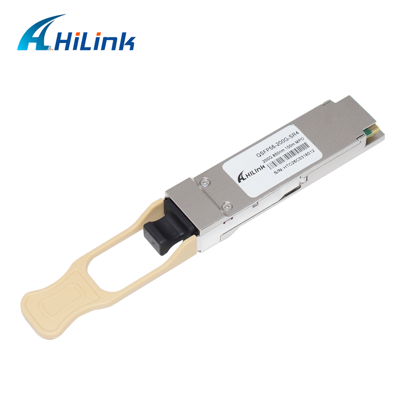 Hilink QSFP56-200G-SR4 200G BASE-SR4 QSFP56 Transceiver z 850nm Multi-mode i Diagnostic Monitoring