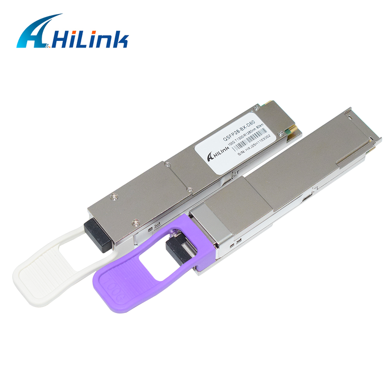 Hilink QSFP28-BX 100Gb/s 80Km Moduł nadajnika optycznego BIDI do szybkiej transmisji danych