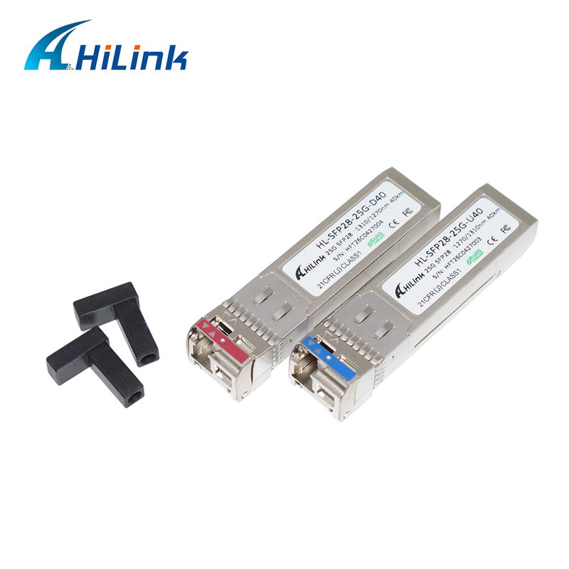 25GBASE SFP28 25G BIDI 10KM 1270/1330nm DML+PIN LC Moduł optyczny Transceiver DOM