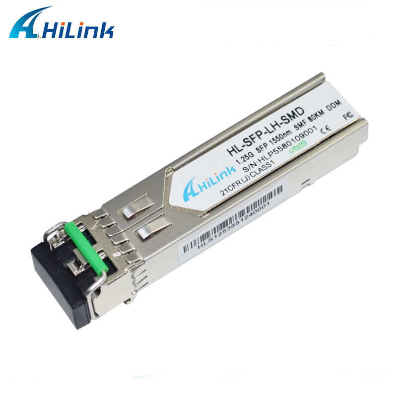 Hilink 1.25Gb/s SFP Transceiver optyczny 1550nm 80km Gorąco podłączalny GBIC RoHS Compliant