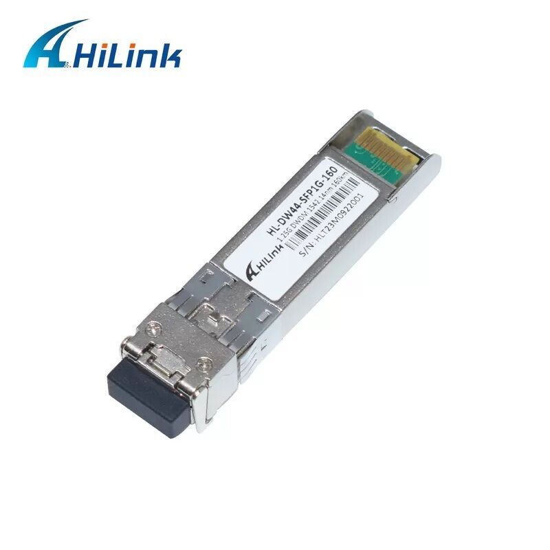 Hilink Kompatybilny 1.25G DWDM SFP nadajnik optyczny z łącznikiem LC Duplex dla odległości 40km/80km/120km/160km