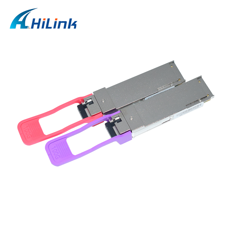 QSFP28 100G BIDI 10KM nadajnik optyczny SMF Simplex LC Connector DDM 1271/1331