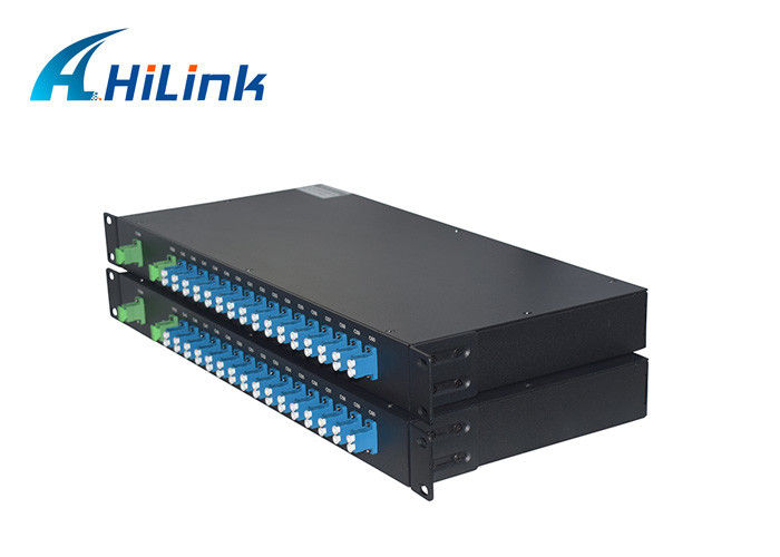 16 kanałów C21-C36 Dual Fibre FMU 1U do montażu w szafie, LC / UPC Expansion Port DWDM Mux Demux
