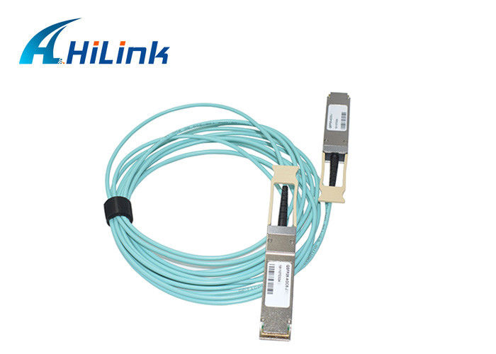 Optyczny kabel Ethernet AOC 100G Hilink QSFP28 do QSFP28 Do przełącznika portu 100G