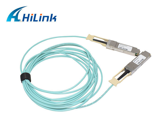 Optyczny kabel Ethernet AOC 100G Hilink QSFP28 do QSFP28 Do przełącznika portu 100G