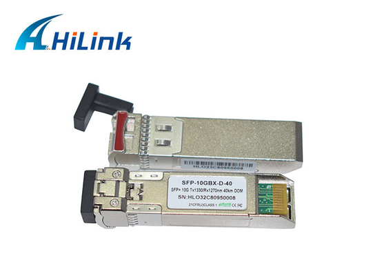 Hilink 10G SFP + BIDI WDM 40-kilometrowy moduł nadawczo-odbiorczy światłowodowy 1270nm 1330nm Hot Pluggable
