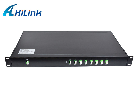 2x8CH DWDM MUX DEMUX 1U 19 '' Rack LC/APC C43-C50 Kanałowe urządzenie DWDM Sprzęt optyczny