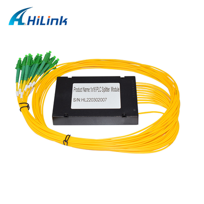1X16 Single Mode PLC Splitter optyczny ABS Box 3mm Kabel Złącza LC / APC