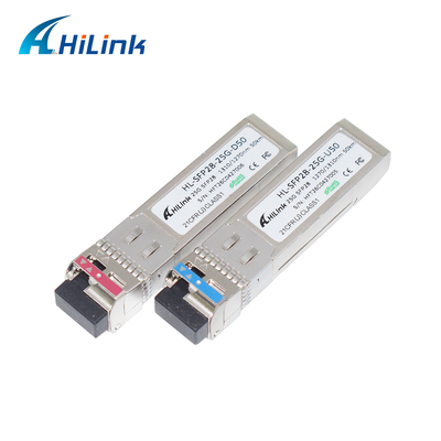 25Gb/s 50Km SFP28 BIDI Transceivers APD+PIN LC Connector SFP28 Optical Module DOM