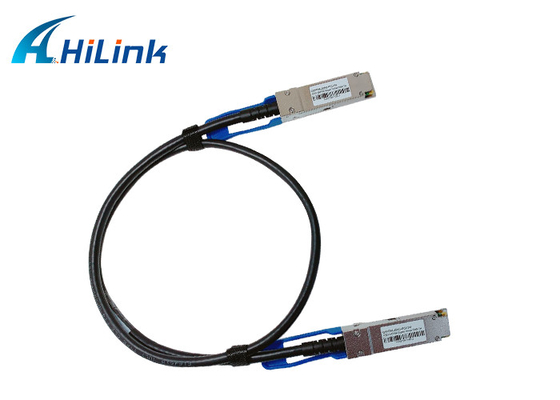 QSFP MSA Bezpośrednio podłączany kabel miedziany 26AWG Pasywny Twinax HILINK QSFP56-200G-PCU1M